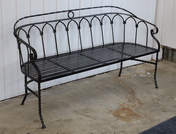 Lot 269 - IRON BENCH