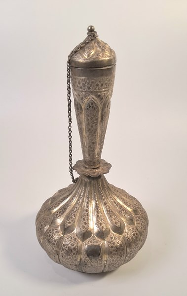 Lot 1044 - SILVER DECANTER