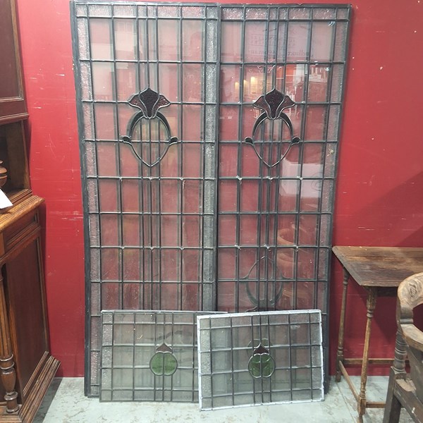 Lot 216 - LEADLIGHT PANELS