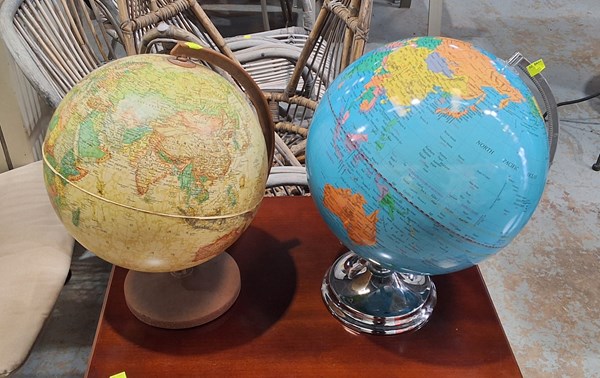 Lot 243 - WORLD GLOBES