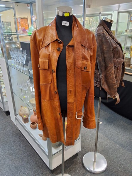 Lot 1168 - LEATHER JACKET