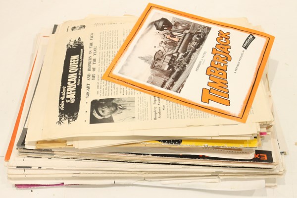 Lot 1237 - MOVIE PROMOTIONAL MATERIALS