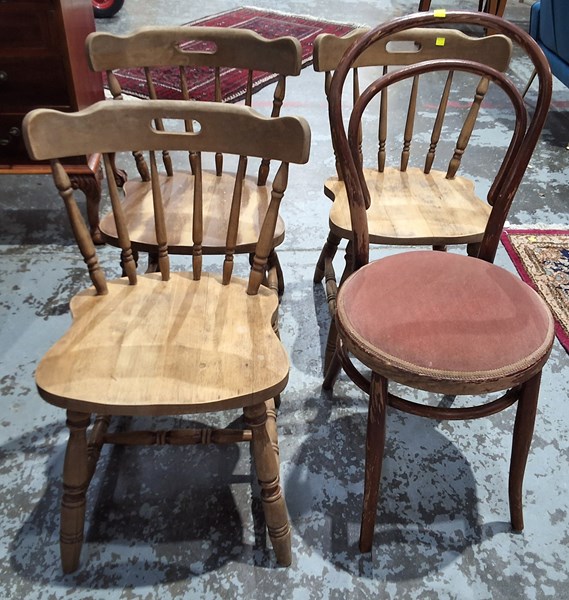Lot 145 - DINING CHAIRS