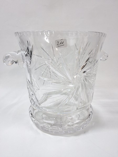 Lot 1364 - CRYSTAL CHAMPAGNE BUCKET