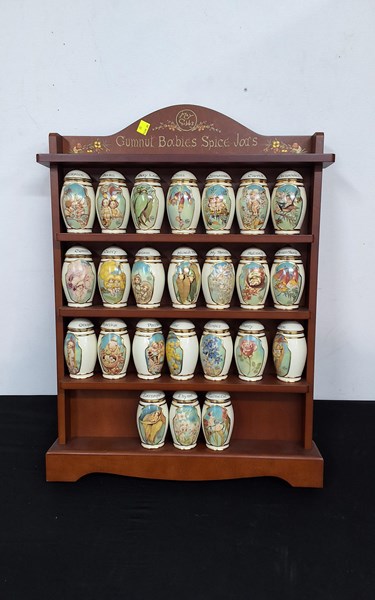 Lot 1337 - MAY GIBBS SPICE JARS