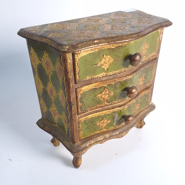 Lot 1192 - MINIATURE COMMODE