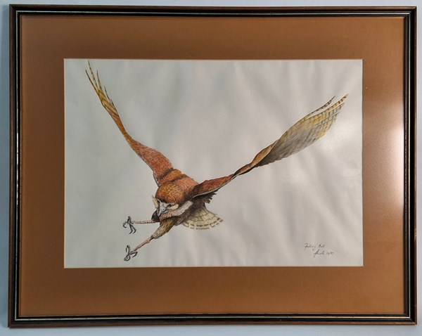 Lot 1116 - FISHING OWL
