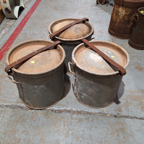 Lot 276 - CREAM CANISTERS