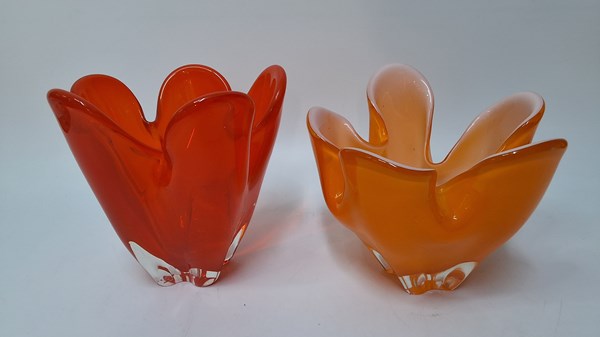 Lot 1300 - GLASS VASES
