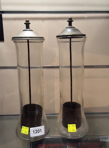 Lot 1201 - VINTAGE STRAW DISPENSERS