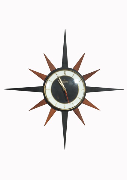 Lot 102 - STARBURST CLOCK