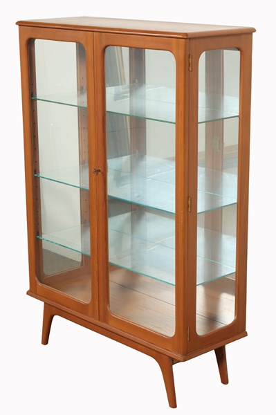 Lot 100 - TEAK DISPLAY CABINET