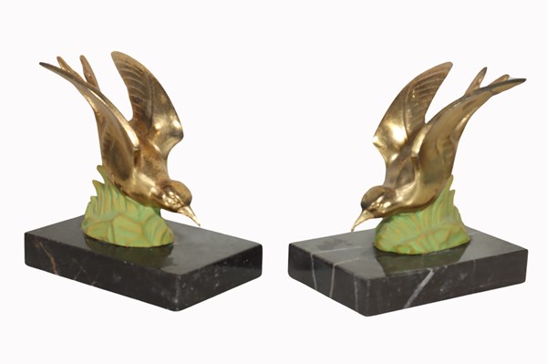 Lot 16 - PAIR OF PETITE BOOKENDS