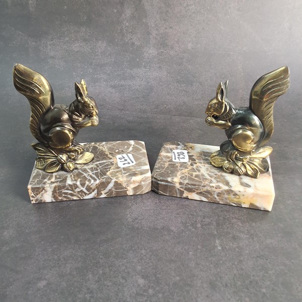 Lot 1248 - SPELTER BOOKENDS