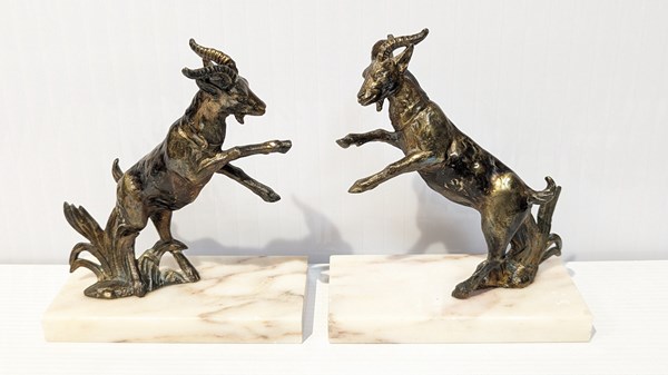 Lot 1278 - PAIR OF BOOKENDS