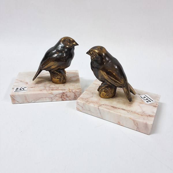 Lot 1311 - SPELTER BOOKENDS