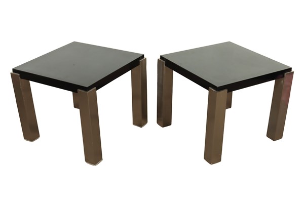 Lot 118 - PAIR OF LAMP TABLES