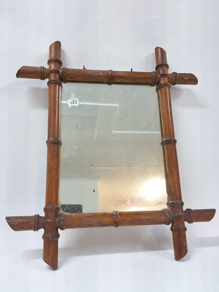 Lot 1112 - TIMBER FRAMED MIRROR