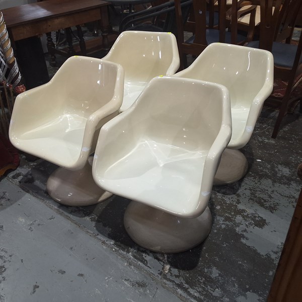 Lot 356 - DINING CHAIRS