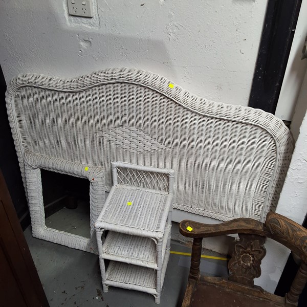 Lot 107 - CANE FURNITURE