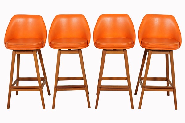 Lot 34 - SET OF NOBLETT BAR STOOLS