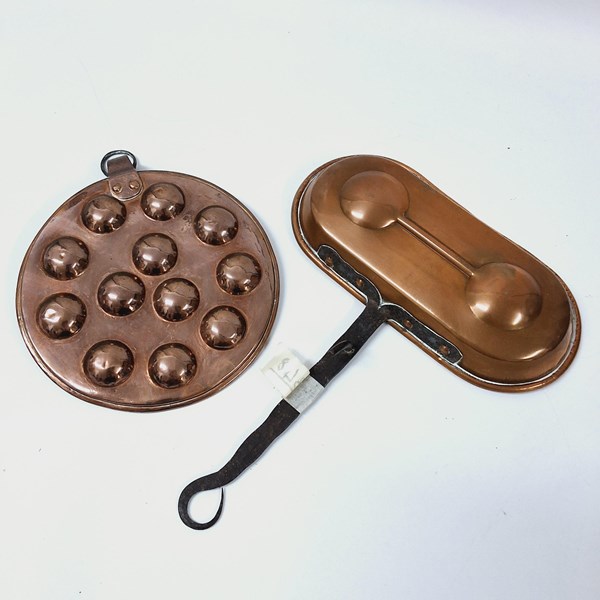 Lot 1308 - COPPER KITCHENWARES