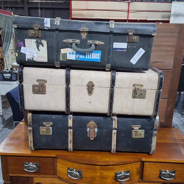 Lot 151 - TRAVEL TRUNKS