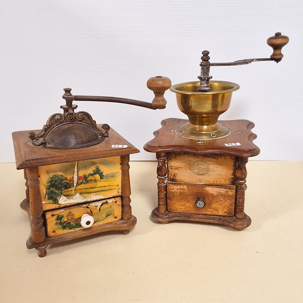 Lot 1351 - TWO COFFEE GRINDERS