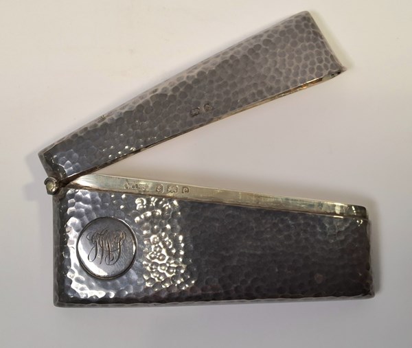 Lot 1069 - SILVER CARD CASE
