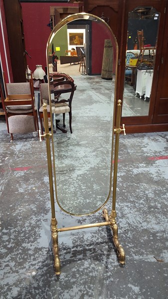 Lot 125 - CHEVAL MIRROR