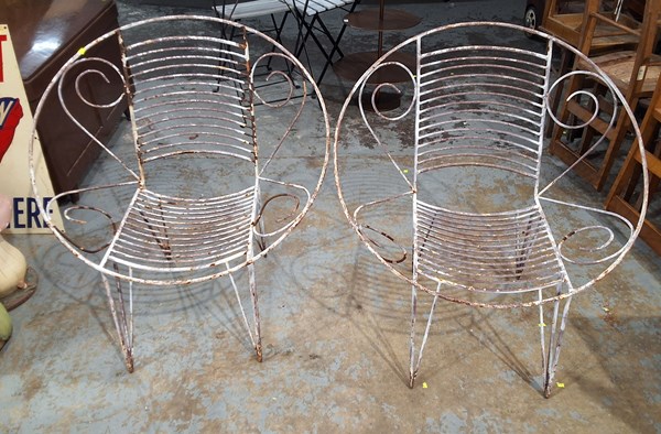Lot 343 - SAUCER CHAIRS