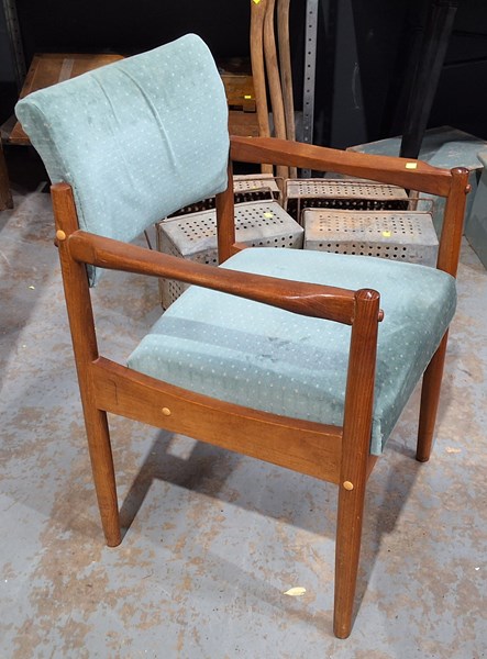 Lot 206 - TEAK ARMCHAIR