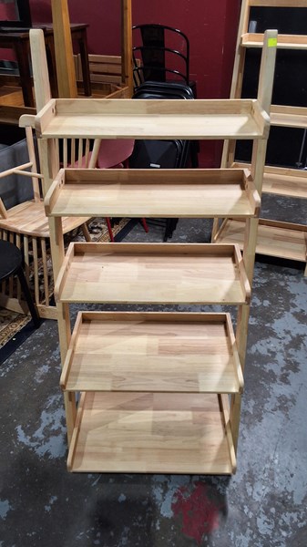 Lot 80 - DISPLAY SHELVES
