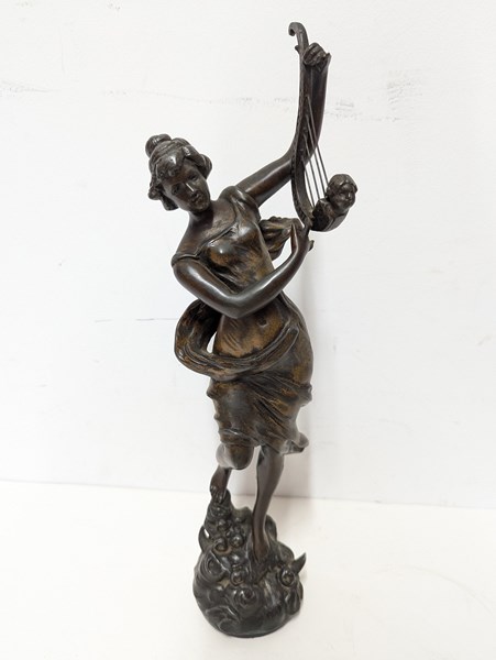 Lot 1580 - SPELTER FIGURE