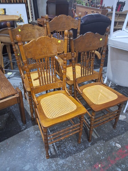 Lot 12 - SPINDLE BACK CHAIRS