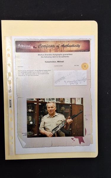 Lot 1263 - KALASHNIKOV, MIKHAIL