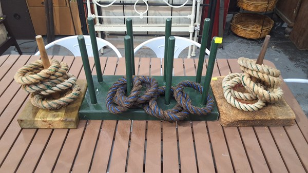 Lot 415 - QUOIT SETS