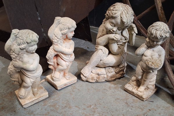 Lot 438 - GARDEN ORNAMENTS