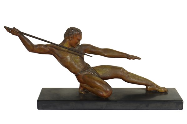 Lot 264 - SPELTER FIGURE