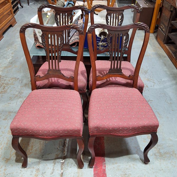 Lot 222 - DINING CHAIRS