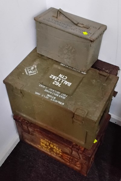 Lot 1452 - AMMO BOXES