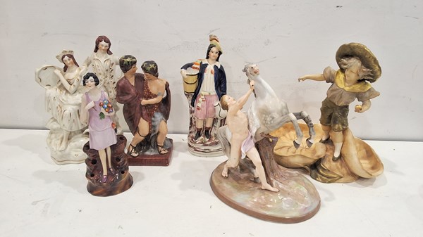 Lot 1372 - CERAMIC FIGURES