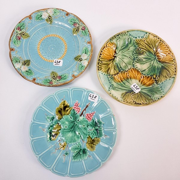 Lot 1270 - MAJOLICA PLATES