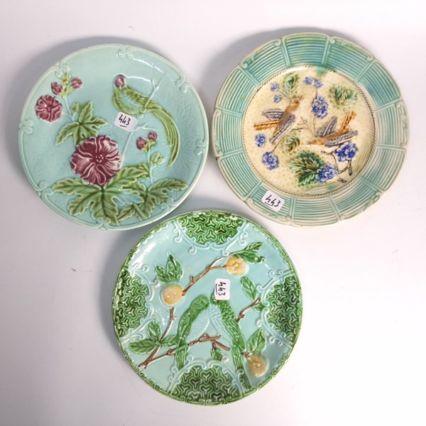 Lot 1298 - MAJOLICA PLATES