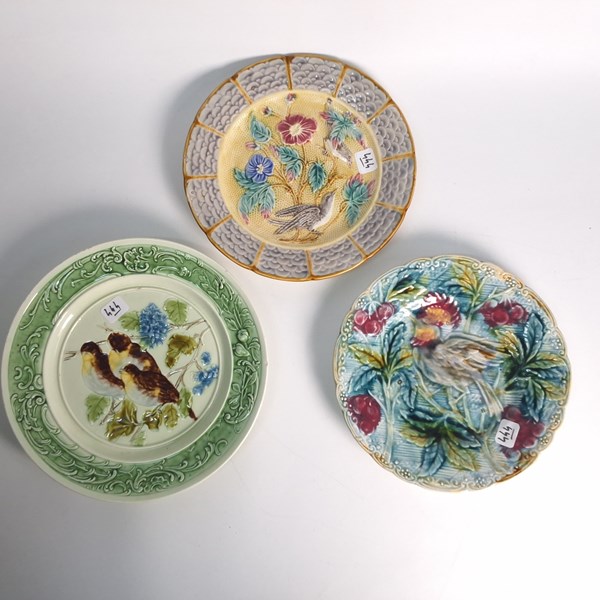 Lot 1233 - MAJOLICA PLATES