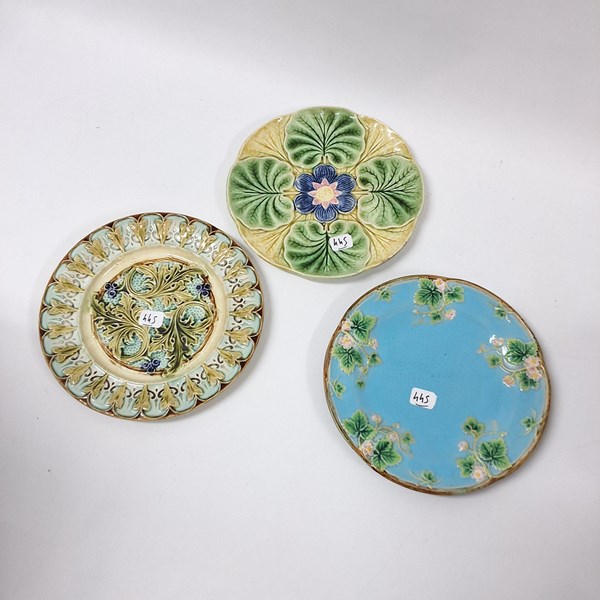 Lot 1293 - MAJOLICA PLATES