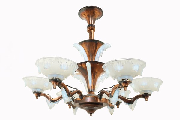 Lot 50 - ART DECO CHANDELIER