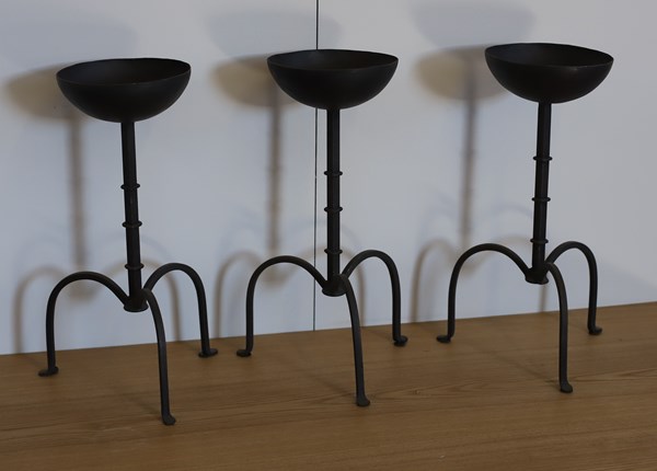 Lot 379 - CANDLE STANDS