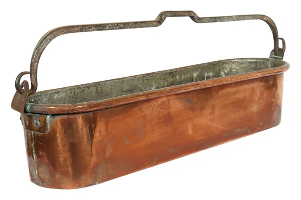 Lot 154 - COPPER FISH POACHER