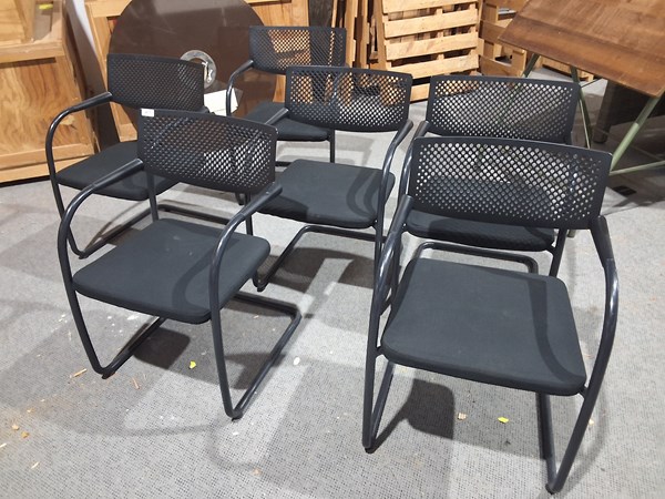 Lot 417 - SET OF VISA VIS MEETING CHAIRS